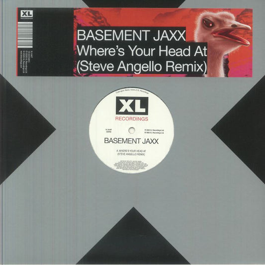 Where's Your Head At (Steve Angello Remix) - 12" Vinyl vinyl record cover