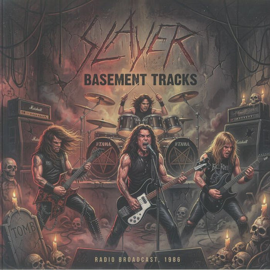 Basement Tracks - Translucent Red Vinyl LP vinyl record cover