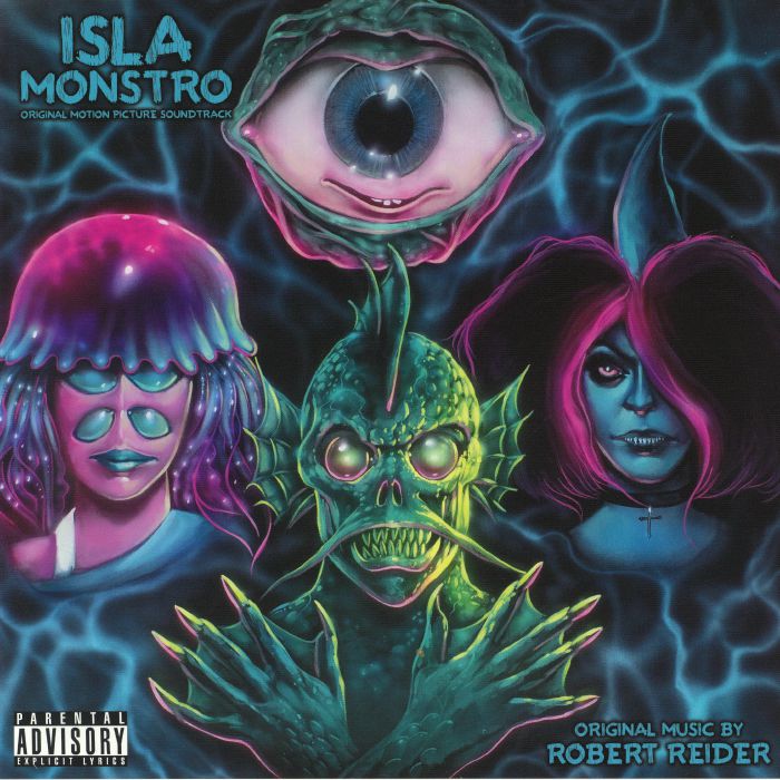 Isla Monstro (Soundtrack) - Translucent Blue Vinyl LP vinyl record cover