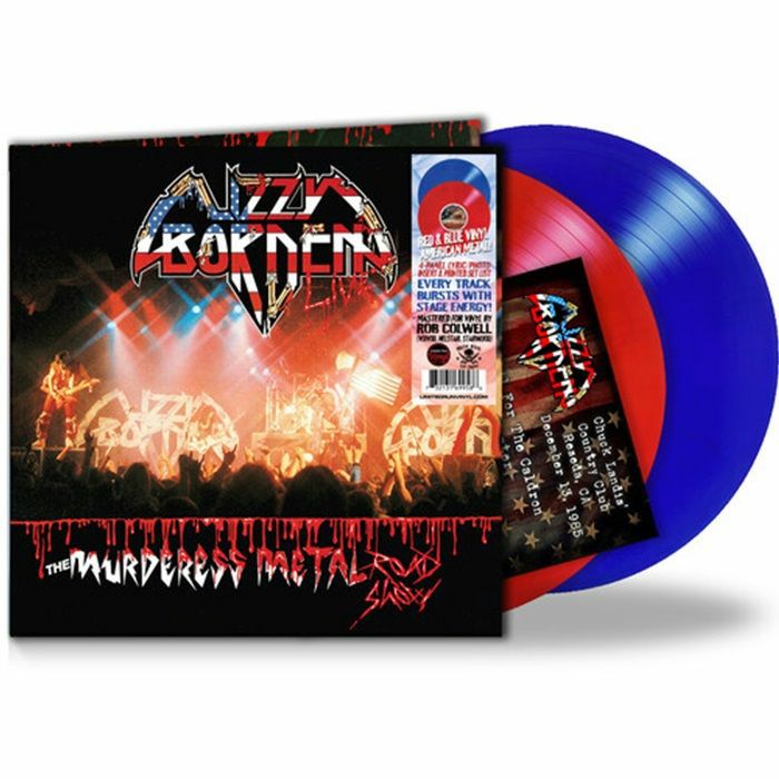 The Murderess Metal Road Show - 40th Anniversary Red & Blue Vinyl 2xLP vinyl record cover