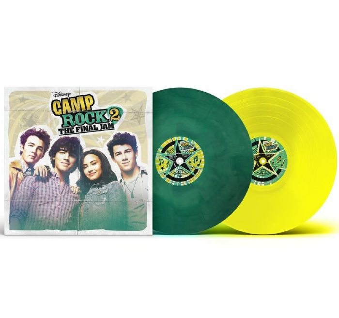 Camp Rock 2: The Final Jam - Green & Yellow 2xLP vinyl record cover