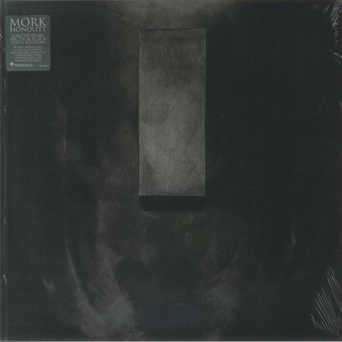 Monolitt - Limited Edition Pearl Artic Black Marbled Vinyl LP vinyl record cover