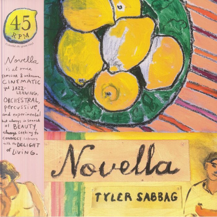 Novella - Yellow In Pink Vinyl LP vinyl record cover