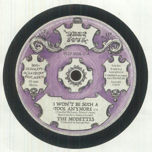 I Won't Be Such A Fool Anymore - Vinyl Single vinyl record cover