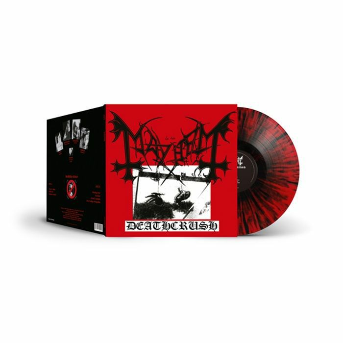 Deathcrush - Limited Edition Clear Red & Black Vinyl LP vinyl record cover