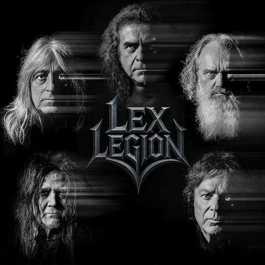 Lex Legion - Black Steel Splattered Vinyl LP vinyl record cover