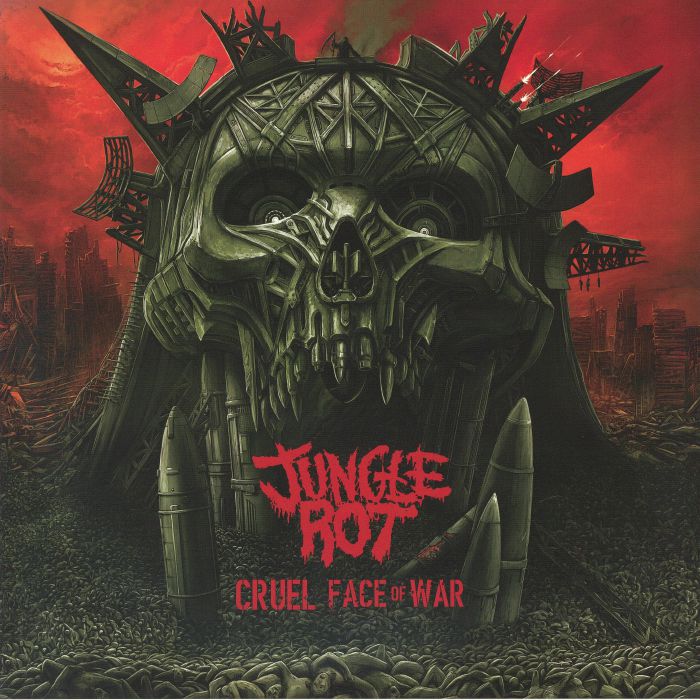 Cruel Face Of War - Green Vinyl LP vinyl record cover