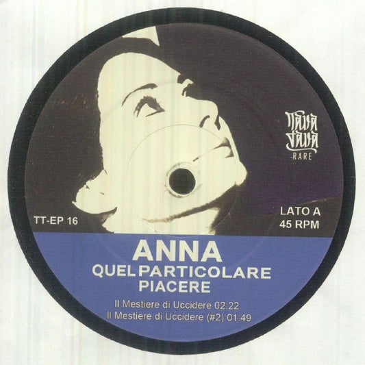 Anna Quel Particolare Piacere (Soundtrack) - 7 Inch Vinyl vinyl record cover