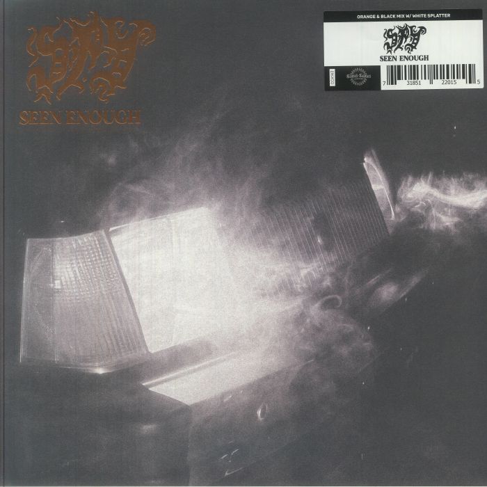Seen Enough - Orange Splattered Vinyl LP vinyl record cover