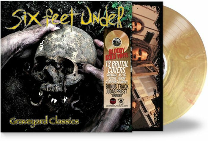 Graveyard Classics - Bloody Gold Vinyl LP vinyl record cover