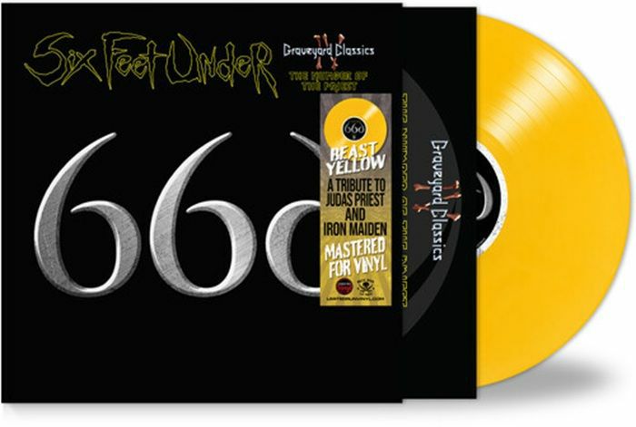 Graveyard Classics IV: The Number Of The Priest - Beast Yellow Vinyl LP vinyl record cover