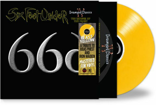 Graveyard Classics IV: The Number Of The Priest - Beast Yellow Vinyl LP vinyl record cover
