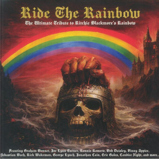 Ride The Rainbow: The Ultimate Tribute To Ritchie Blackmore's Rainbow - Limited Opaque Violet 2xLP vinyl record cover