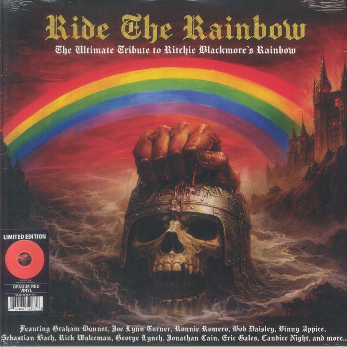 Ride The Rainbow: The Ultimate Tribute To Ritchie Blackmore's Rainbow - Limited Edition Opaque Red 2xLP vinyl record cover