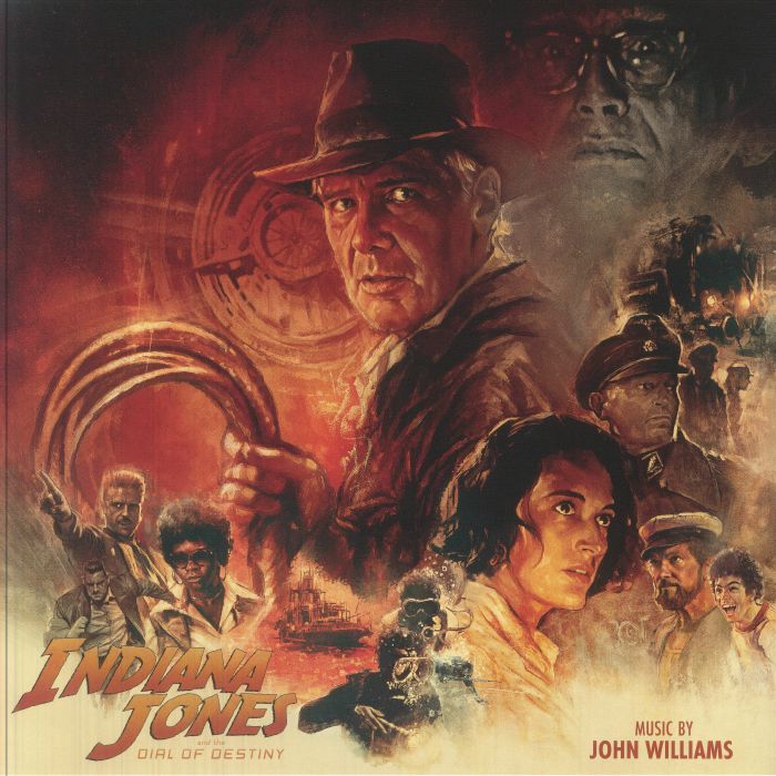Indiana Jones & The Dial Of Destiny Soundtrack - Brown 2xLP vinyl record cover
