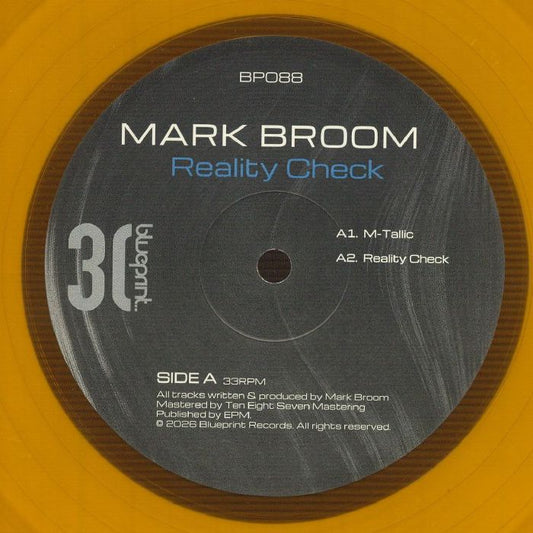 Reality Check - Limited Edition Yellow Vinyl EP vinyl record cover