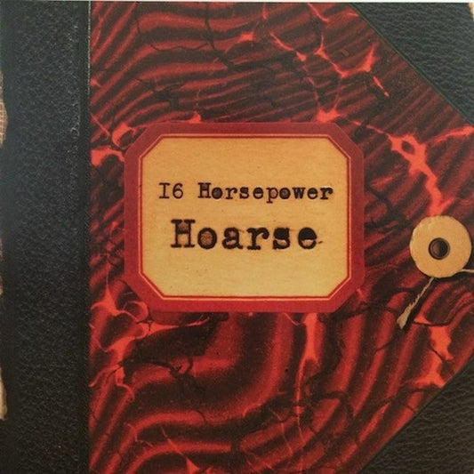 Hoarse Live - Limited Edition Oxblood Red 2xLP vinyl record cover