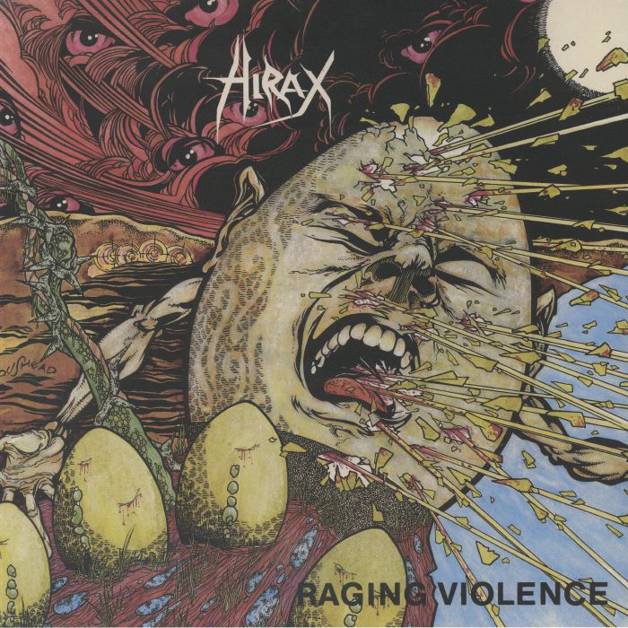 Raging Violence - Gatefold Clear Vinyl LP vinyl record cover