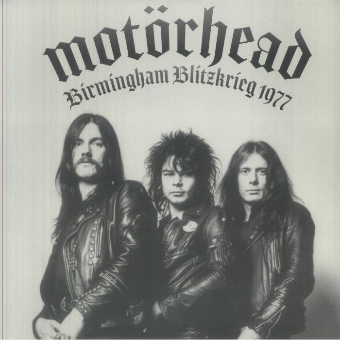 Birmingham Blitzkrieg 1977 - Red & Black Splattered 2xLP vinyl record cover