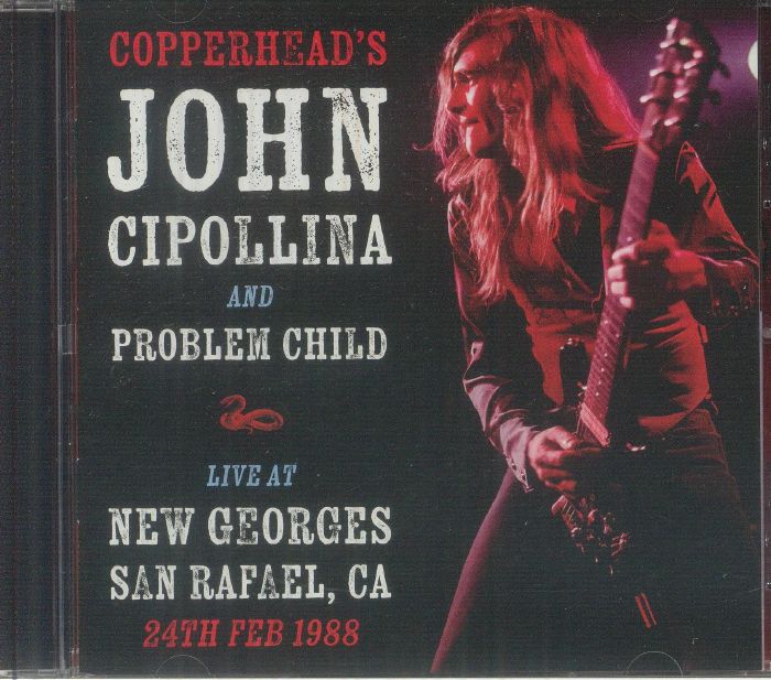 Live From New Georges, San Rafael, Ca 24th February 1988 - CD CD cover