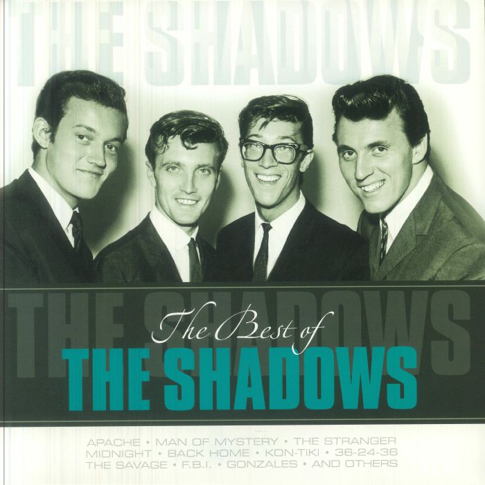 The Best Of The Shadows - Crystal Clear & Transparent Green Vinyl LP vinyl record cover