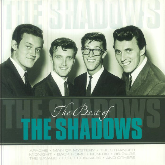 The Best Of The Shadows - Crystal Clear & Transparent Green Vinyl LP vinyl record cover