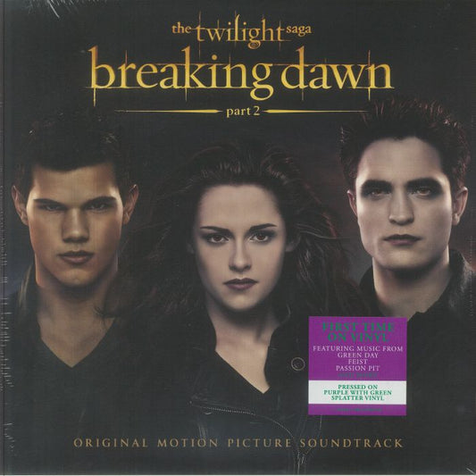 The Twilight Saga: Breaking Dawn Part 2 (Soundtrack) - Purple & Green Splattered 2xLP vinyl record cover