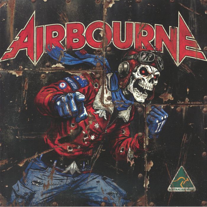 Airbourne - Gold Vinyl LP vinyl record cover