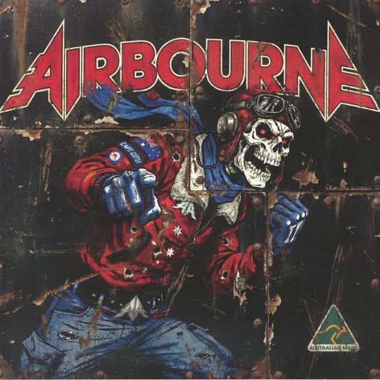 Airbourne - Gold Vinyl LP vinyl record cover