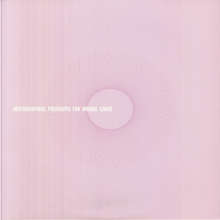 Presents The Modal Lines - Pink & White Splattered Vinyl LP vinyl record cover