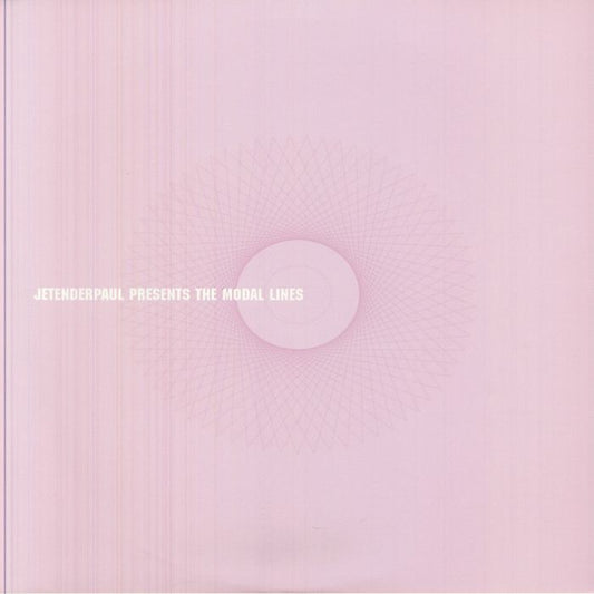Presents The Modal Lines - Pink & White Splattered Vinyl LP vinyl record cover