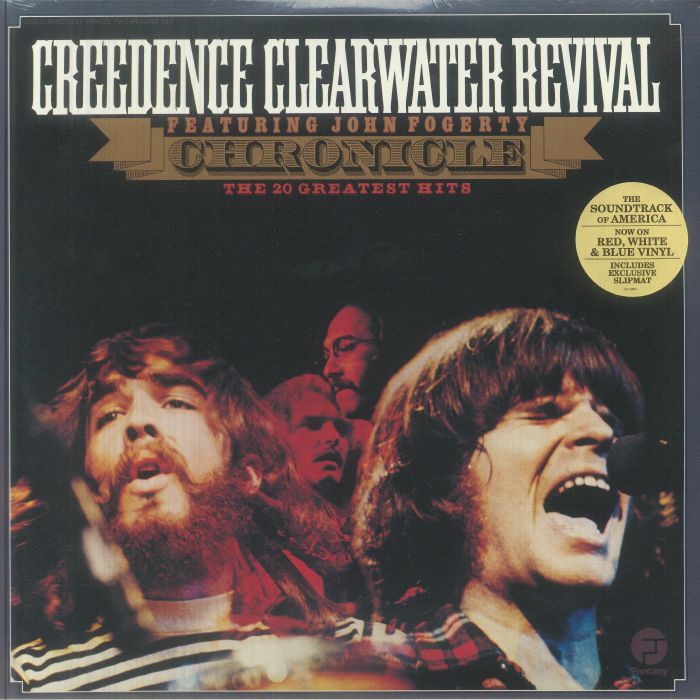 Chronicle: The 20 Greatest Hits - Red White & Blue 2xLP vinyl record cover