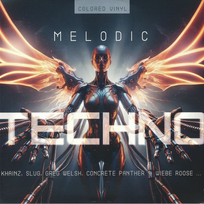 Melodic Techno 2026 - Clear Vinyl LP vinyl record cover