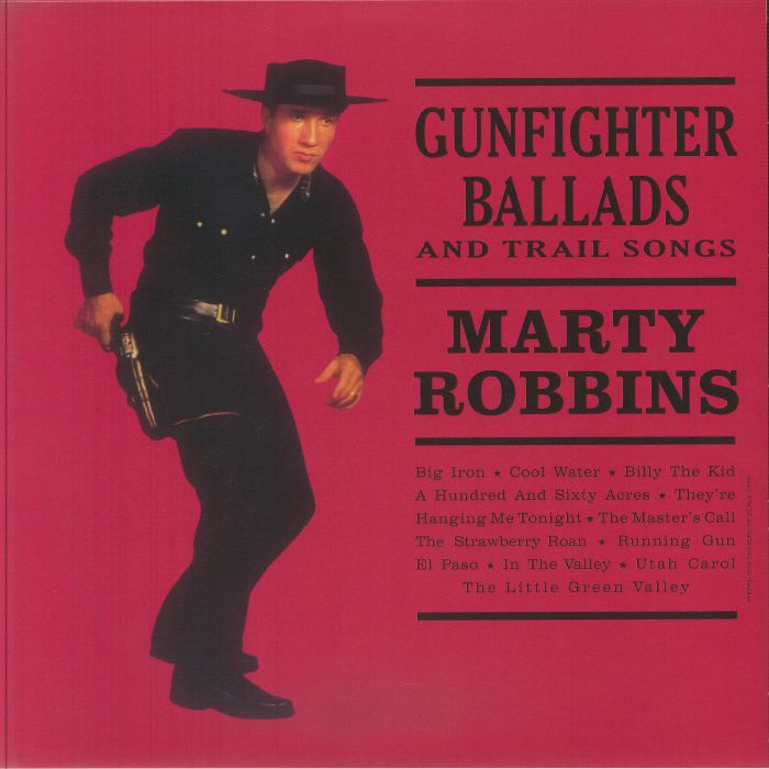 Gunfighter Ballads & Trail Songs - Clear Vinyl LP vinyl record cover