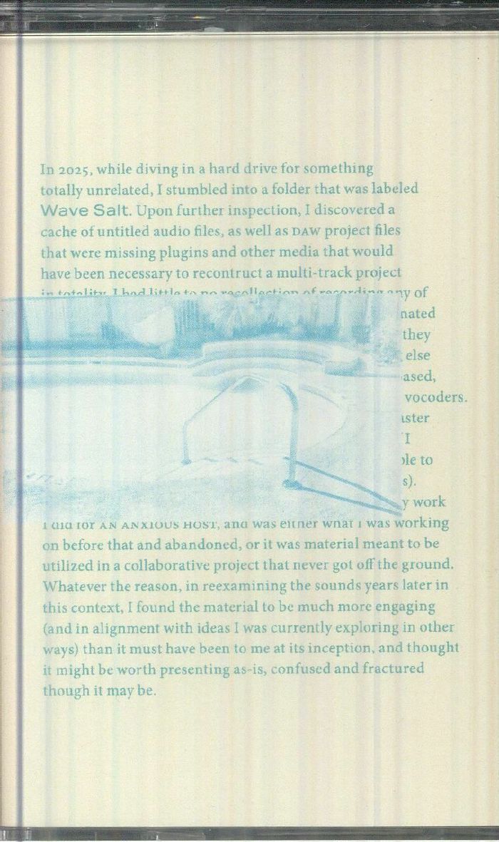 Wave Salt +7 - Limited Edition Cassette audio cassette cover