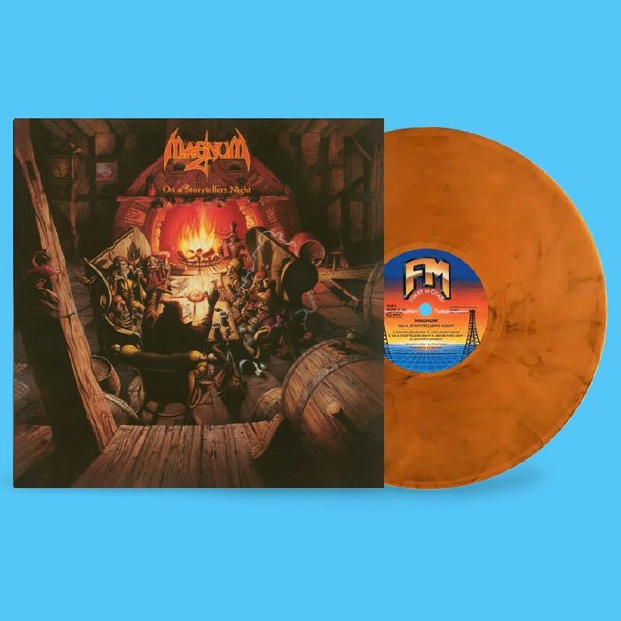 On A Storyteller's Night - Limited Edition Orange Marbled Vinyl LP vinyl record cover