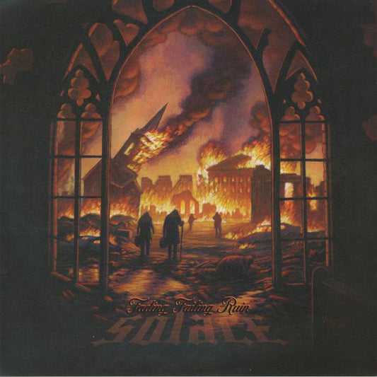 Fading Failing Ruin - Blue and Brown Smoked Vinyl 2xLP vinyl record cover