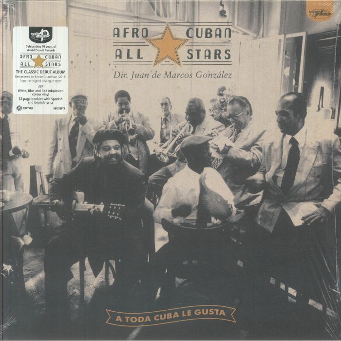 A Toda Cuba Le Gusta - 30th Anniversary Red White and Blue 2xLP vinyl record cover