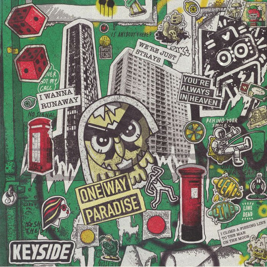 Keyside - Transparent Green Vinyl LP vinyl record cover