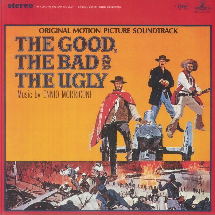 The Good The Bad & The Ugly - Limited Edition Orange Vinyl LP vinyl record cover