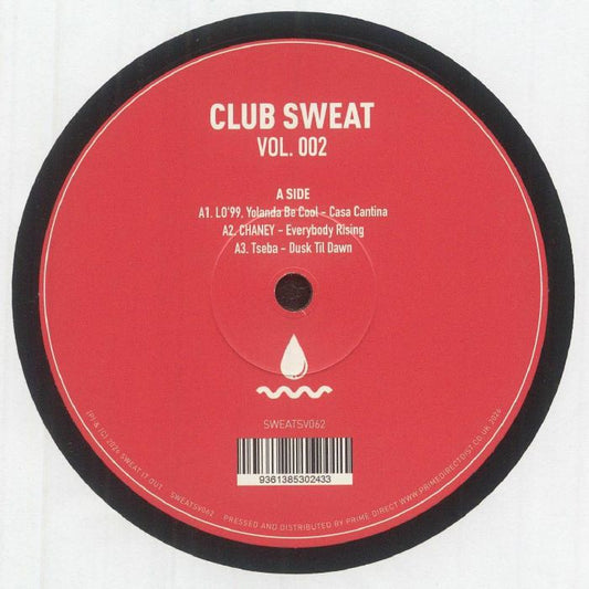 Club Sweat Vol 2 - Vinyl EP vinyl record cover
