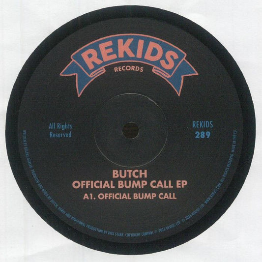 Official Bump Call EP - Vinyl EP vinyl record cover