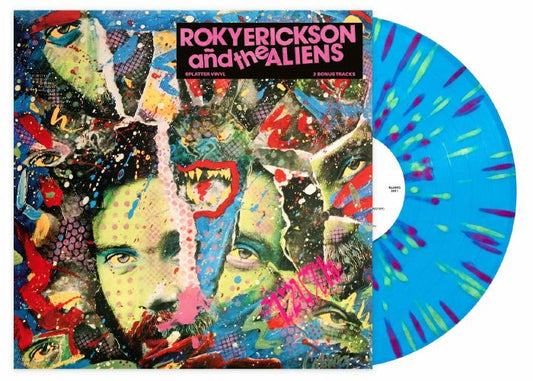 Roky Erickson & The Aliens - Splattered Vinyl LP vinyl record cover
