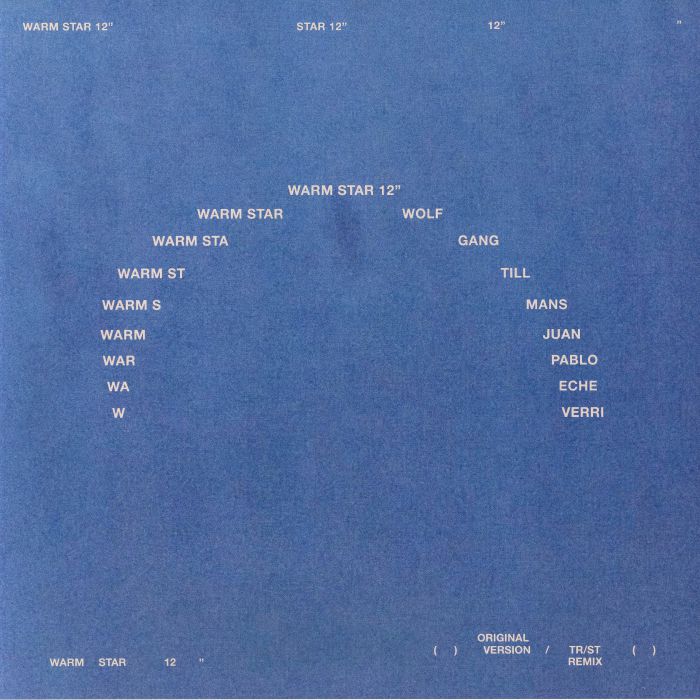 Warm Star - Cream Vinyl EP vinyl record cover