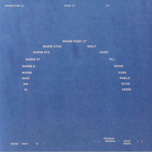 Warm Star - Cream Vinyl EP vinyl record cover