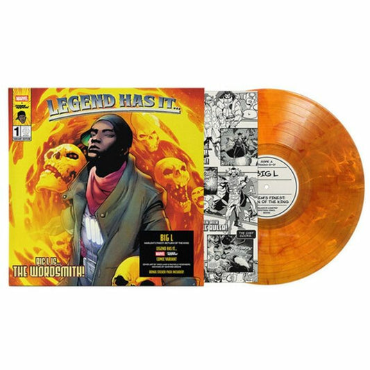 Harlem's Finest: Return Of The King - Marvel Comic Edition Orange Marbled Vinyl LP vinyl record cover