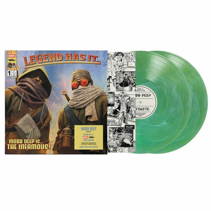 Infinite (Marvel Comic Edition) - Green Marbled 2xLP vinyl record cover