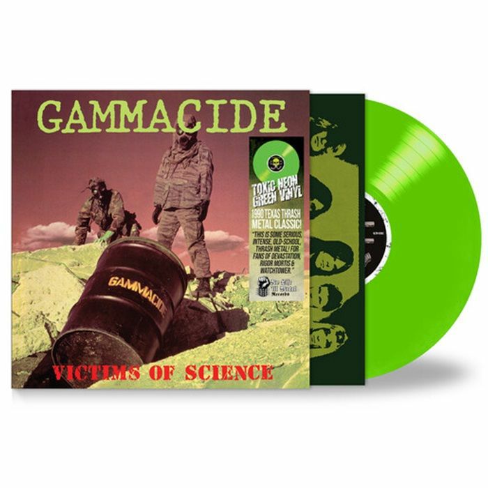 Victims Of Science - Remastered Neon Green Vinyl LP vinyl record cover