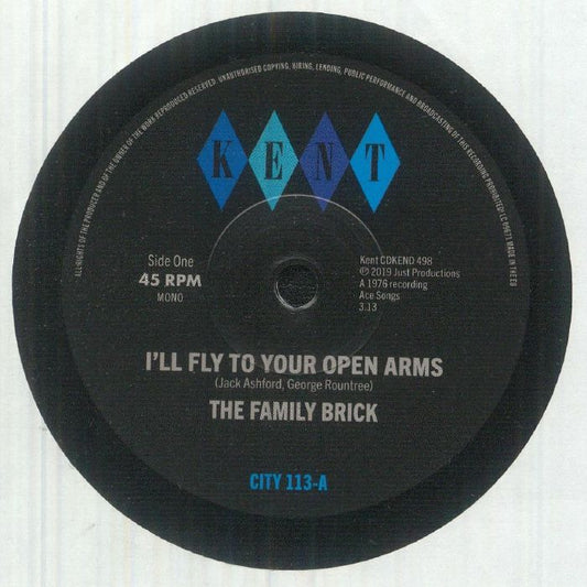 I'll Fly To Your Open Arms / Did She Do It To You - Vinyl Single vinyl record cover