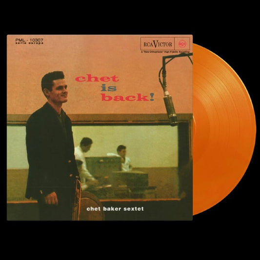 Chet Is Back! - Limited Numbered Orange Vinyl LP vinyl record cover